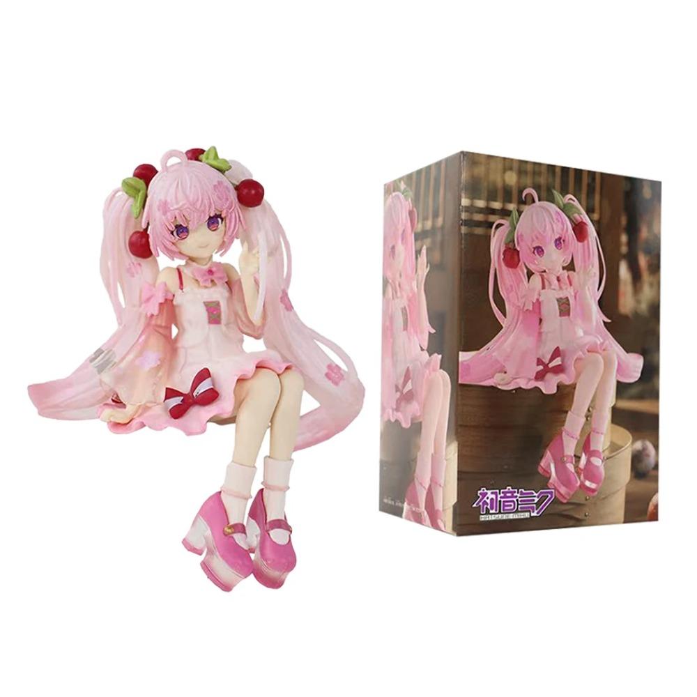 Hatsune Miku Sakura Miku Anime Action Figures Model Collection Toy Hatsune Miku Cute Handmade PVC Model Kawaii Gift
