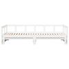 Daybed without Mattress White 90x200 cm Solid Pine Wood