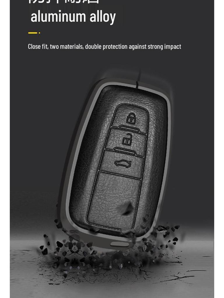 FAW Toyota Key Case for Highlander, RAV4, Corolla, C-HR, IZOA & Crown - Car Key Cover & Shell