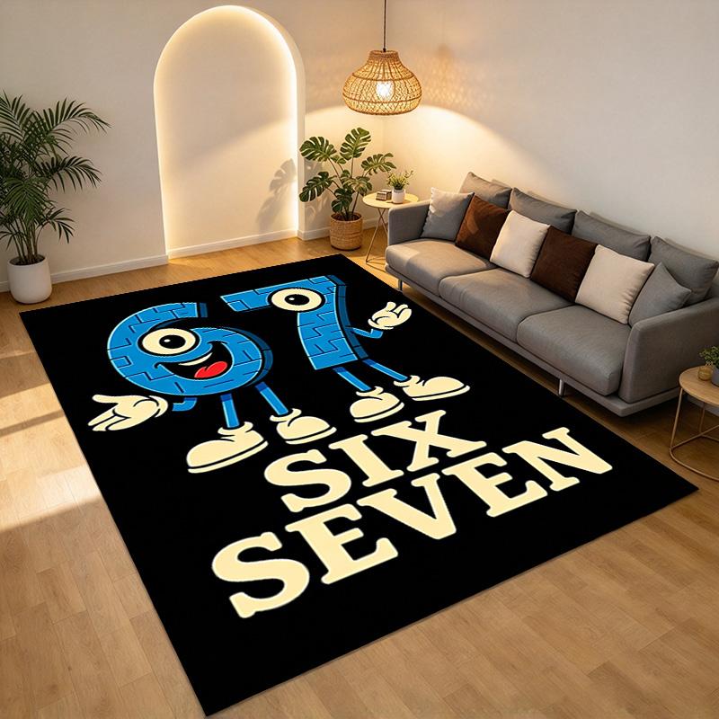 Six Seven Living Room Nonslip Area Rug Soft Carpet For Bedroom Game Playroom Sofa Office Home Decor Doormat Christmas Gift C9261923