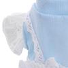Dog Princess Dress Polyester Soft Breathable Fashionable Puppy Dress Skirt for Spring and Summer Blue XL