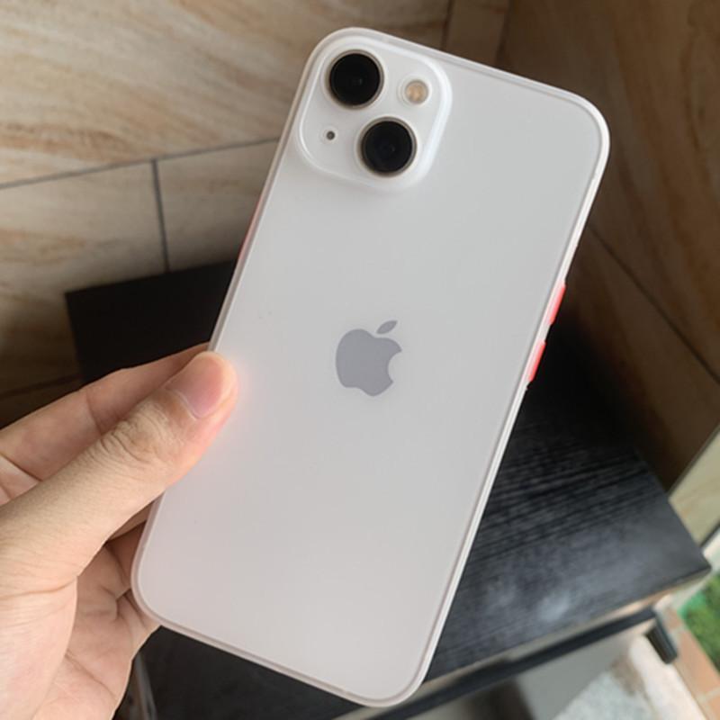 IPhone 14pro Key Phone Case Transparent Apple 14promaxpp Hard Shell Heat Dissipation Design Transparent Hard Shell
