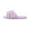 Francfranc Moist Knit Frill Room Purple Shoes,
