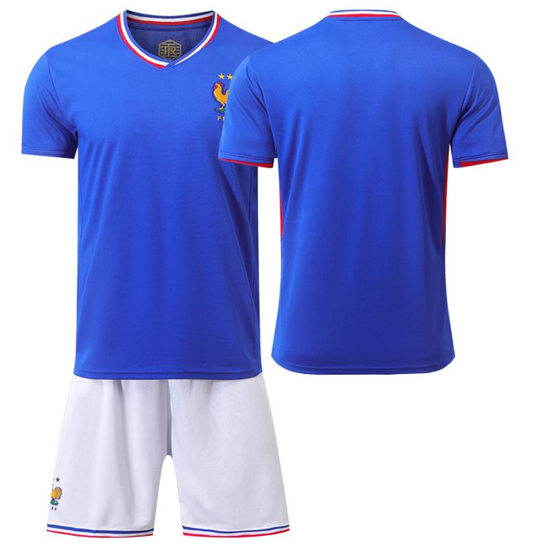 2024 European Cup Correct Edition France Home No. 10 Mbappe Football Jersey 7 Griezmann 9 Giroud Jersey #16