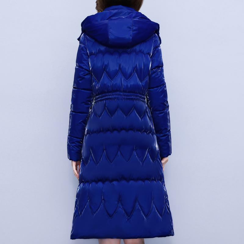 Elegant Woman Winter Coats Hooded Thick Warm Long Parkas Female Jacket Winter Clothes High Quality