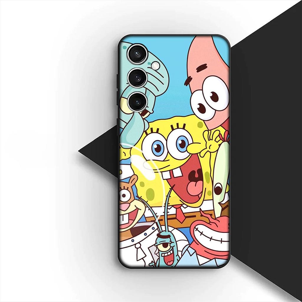 Cover for Huawei P30 P20 Mate 20 Pro Lite Y7 Y6P Y7A 2019 Nova 5T 3I Casing Phone Case S-SquarePants-Lovely S-SpongeBobs-Anime
