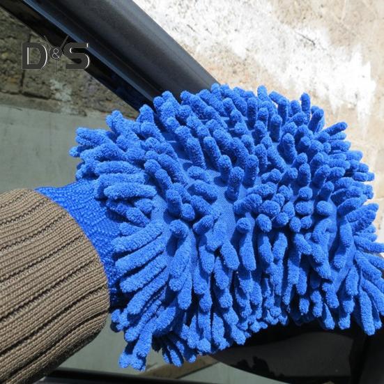 Autowaschhandschuh, fusselfrei, hochsaugfähig, hochdichter Schmutzentferner, nicht scheuernd, maschinenwaschbar, Auto-Reinigungshandschuh-Tücher