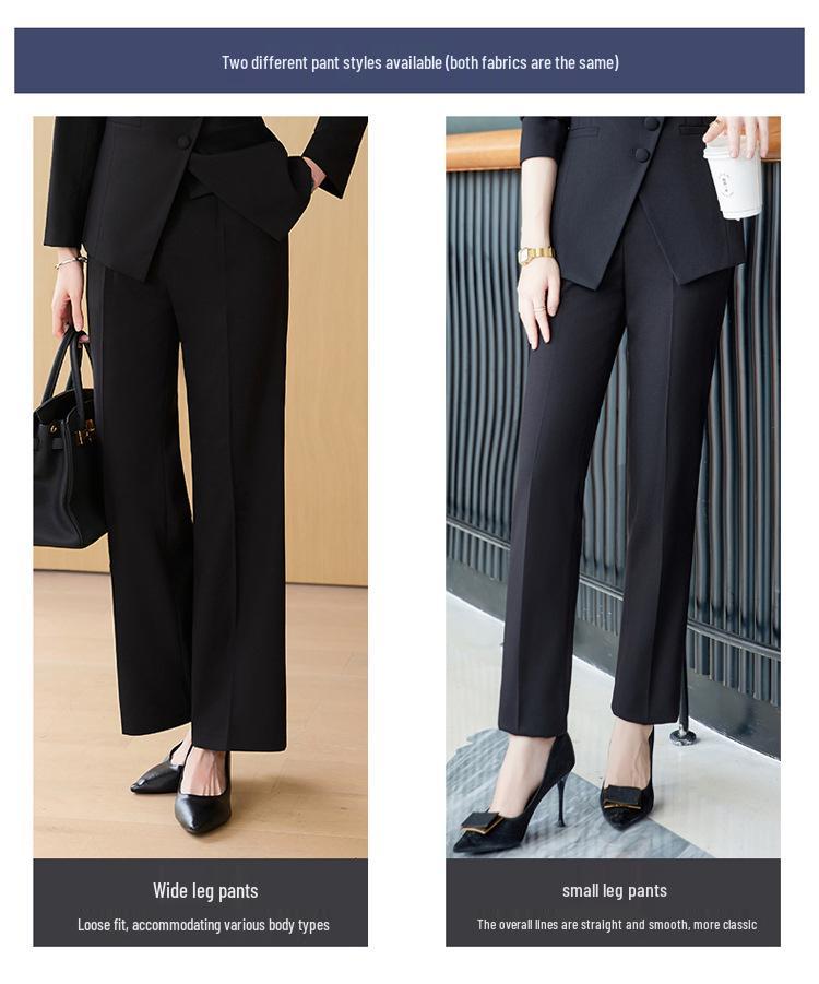 Wysokiej klasy jesienno-zimowy profesjonalny garnitur smart dla kobiet na podróże służbowe i wydarzenia formalne