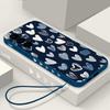 Creative Heart Pattern Case For Samsung Galaxy S26 S25 Ultra S24 S23 S22 Plus S21 FE A15 A16 A17 A35 A36 A54 A55 A56 5G Soft Cover