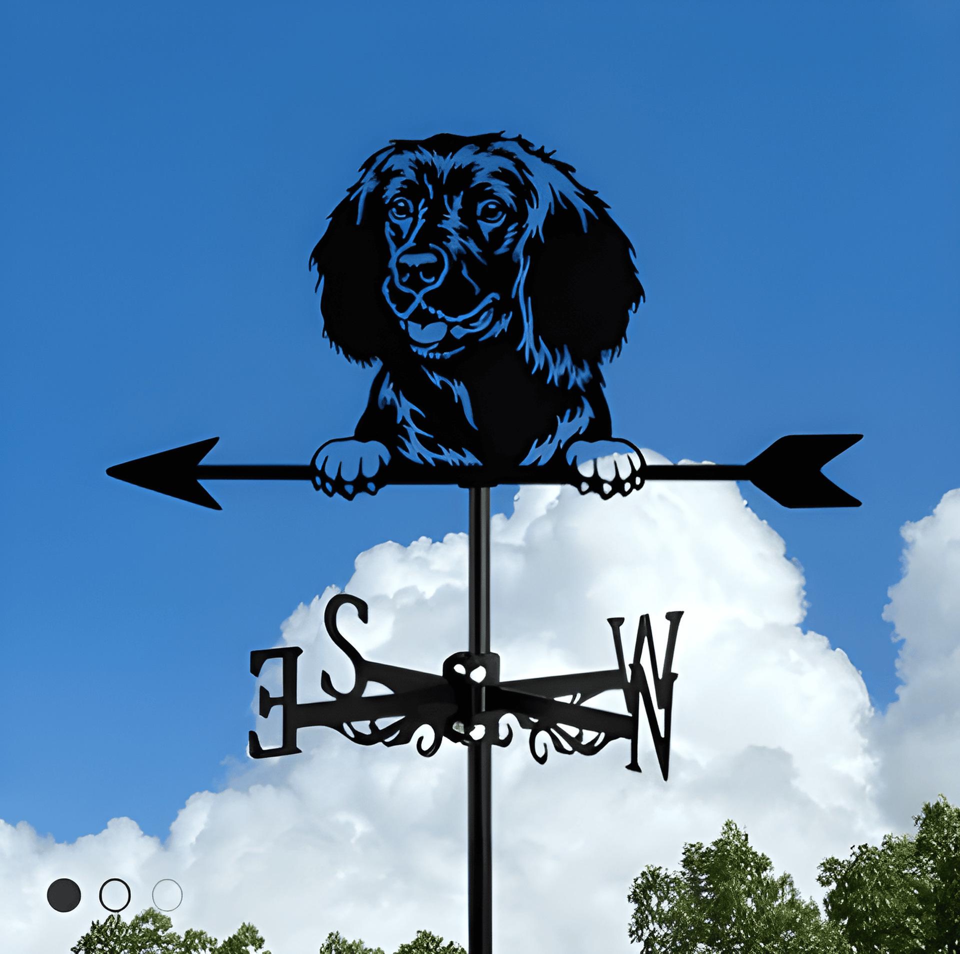 

Декоративний чавунний флюгер - зовнішня металева прикраса даху