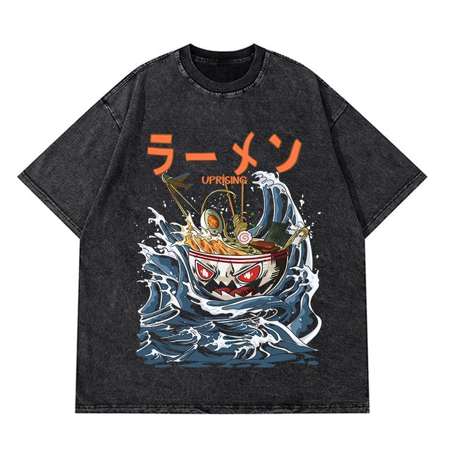 Black Source Anime Pain Men's Cotton T-Shirt