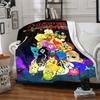 1pc Adventure Time Blanket Lightweight Flannel Throw For Sofa, Bed, Travel, Camping, Livingroom, Office, Couch, Chair, And Bed