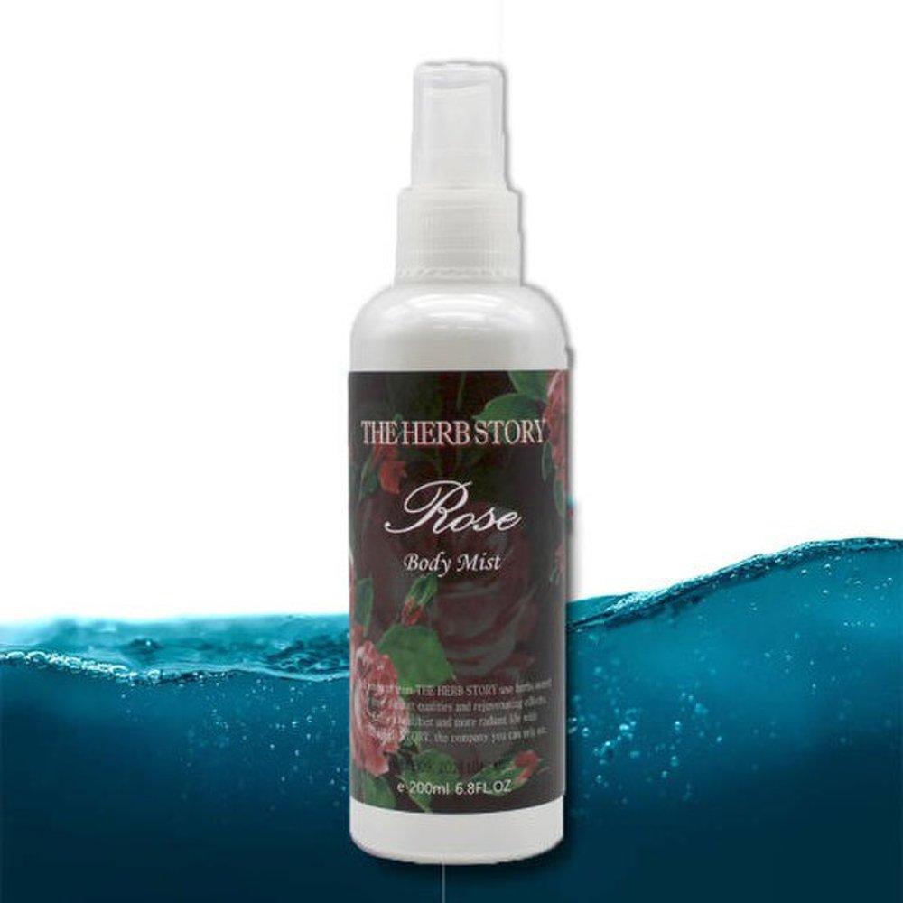 The herb story moisturizing body mist rose 200ml