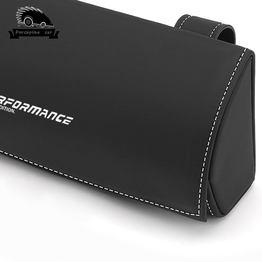 pgncs2 Car sun visor Leather glasses frame clip Glasses Holder for BMW M E46 E90 E60 E36 F90 M3 M5 M6 E87 X1 X3 X4 X5 X6 G30 G32 F30