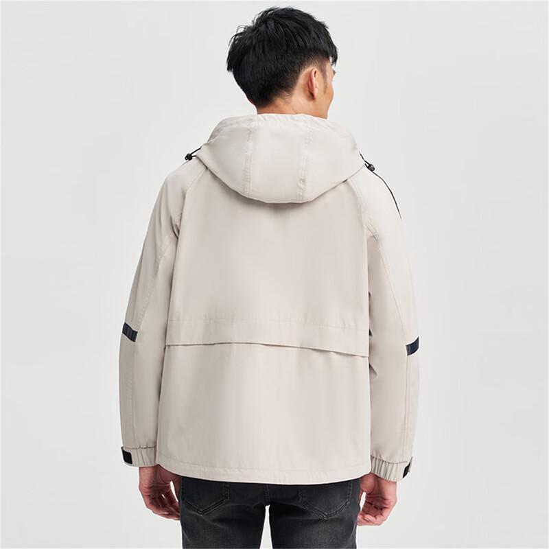 Men's Slim Fit Casual Patchwork Jacket