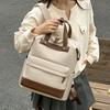 Women's Splicing Backpack Large Capacity Commuter Backpack