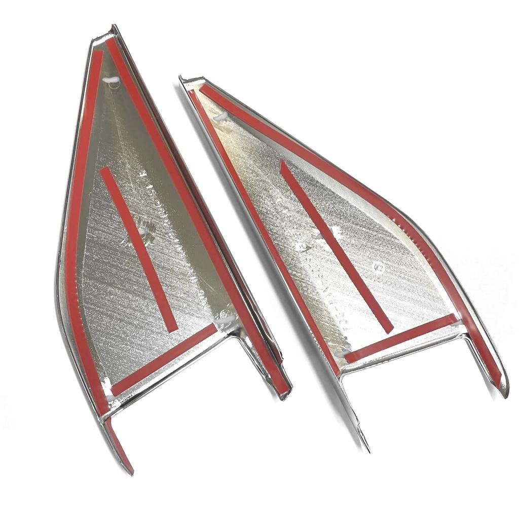 CGP Door Mirror Cover with Base Cover 4P Type Chrome Plated for S700V S710V Hijet Cargo Atrai Wagon Vehicles with OEM Turn Signal Mirrors Stick-on