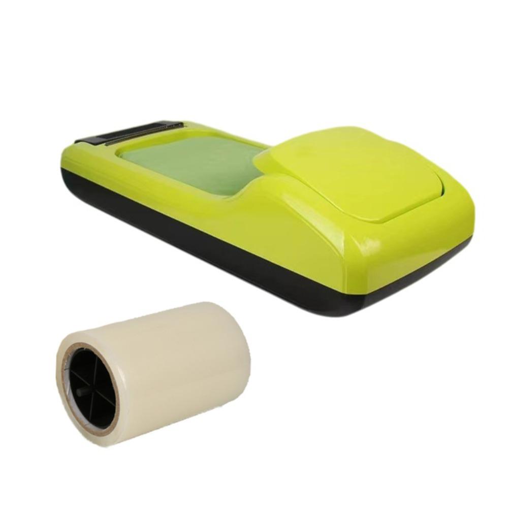Hands-Free Automatic Shoe Film Dispenser Step on Design Dustproof Shoe Cover Machine Fully Automatic Sanitary зелёный