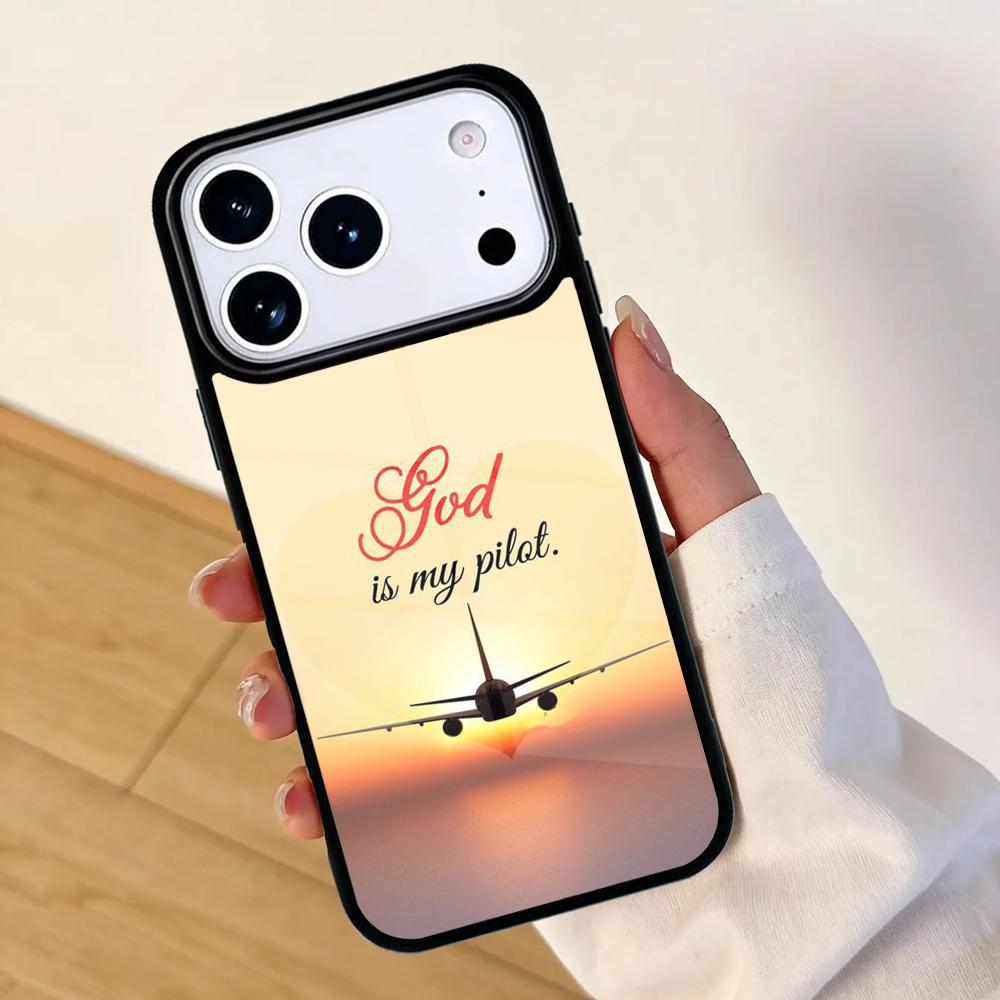 Aircraft Airplane Fly Travel Mobile Phone Case for IPhone 17 AIR 16pro Max 15 14 13 12 11 Bumper Cover
