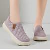 Zapatos de mujer de primavera nuevos con tejido volador, transpirables, para pies no apestosos, zapatos casuales, zapatillas de suela suave, zapatos de mujer de malla transpirable