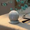 Retro Style Jewelry Holder 3D Printed Stone Ball Storage Box, Threaded Screw Sphere Container for Trinket Box Desk, Mini Round Organizer Jewelry,