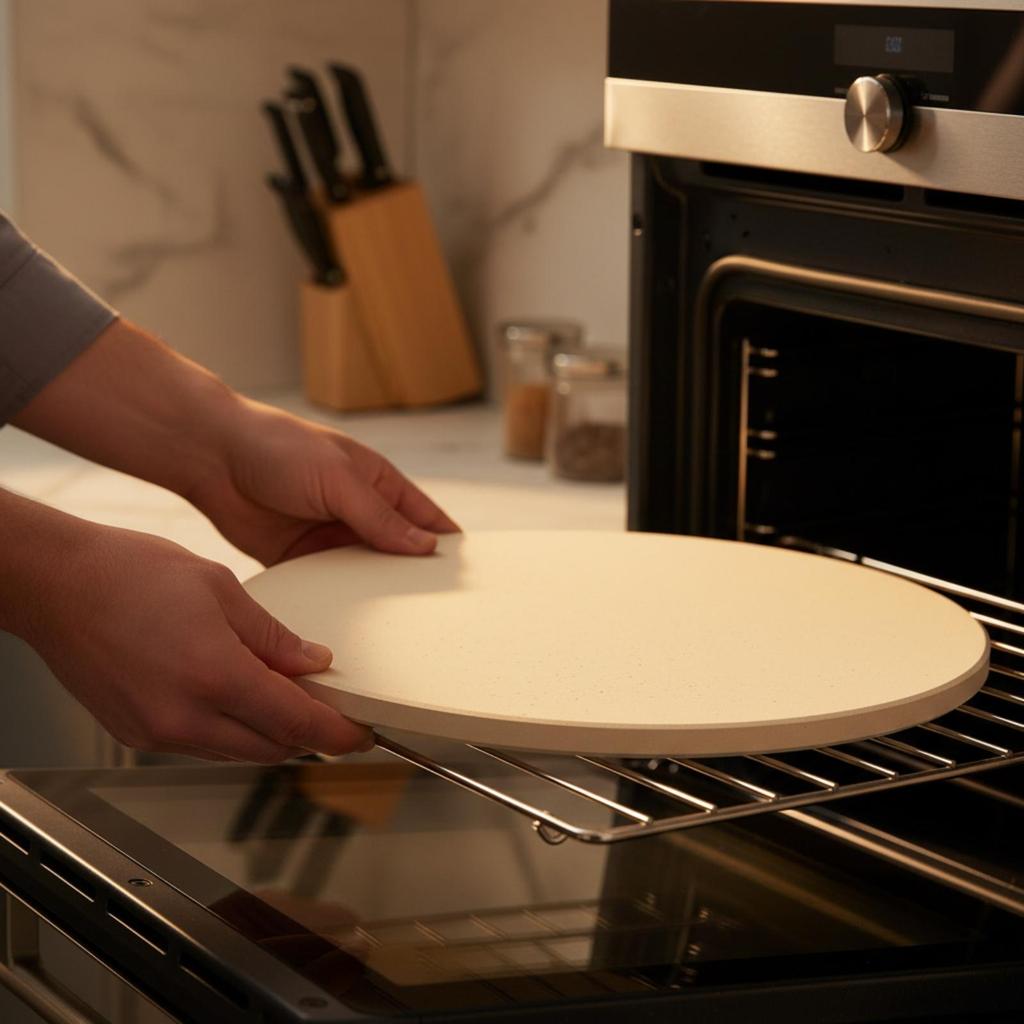 Pizzastein Hitzebeständig Cordierit Gleichmäßiges Backen für den Ofen