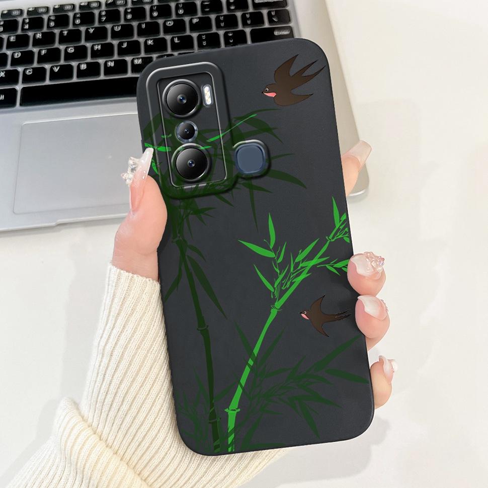 For Infinix Hot 20i Case X665C X665E Cover Silicone Soft Phone Case For Infinix Hot 20i 20 i Fundas Coque 6.6" Shockproof Bumper