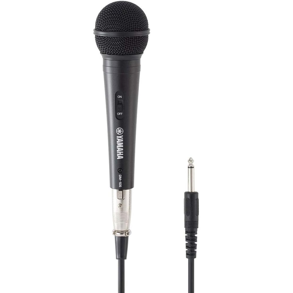 Yamaha (YAMAHA) Dynamic Microphone DM-105 Unidirectional XLR Female to Phone with 5m Cable