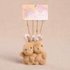 Set di portachiavi in peluche di animali con attacco magnetico per bambine e adolescenti