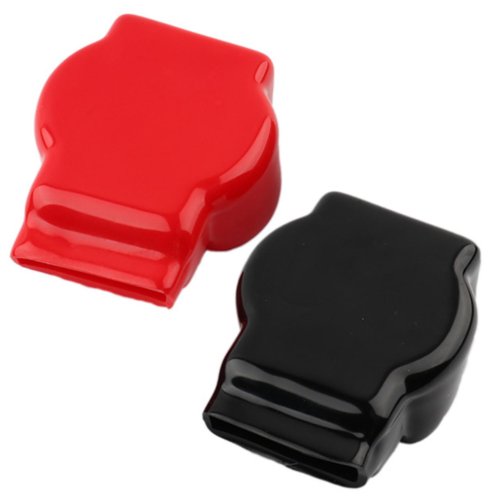 

2 шт. Кришки клем акумулятора Позитивний негатив Верхня стійка Захист ковпачка для автомобіля Мотоцикл Вантажівка Кришка роз єму дроту акумулятора