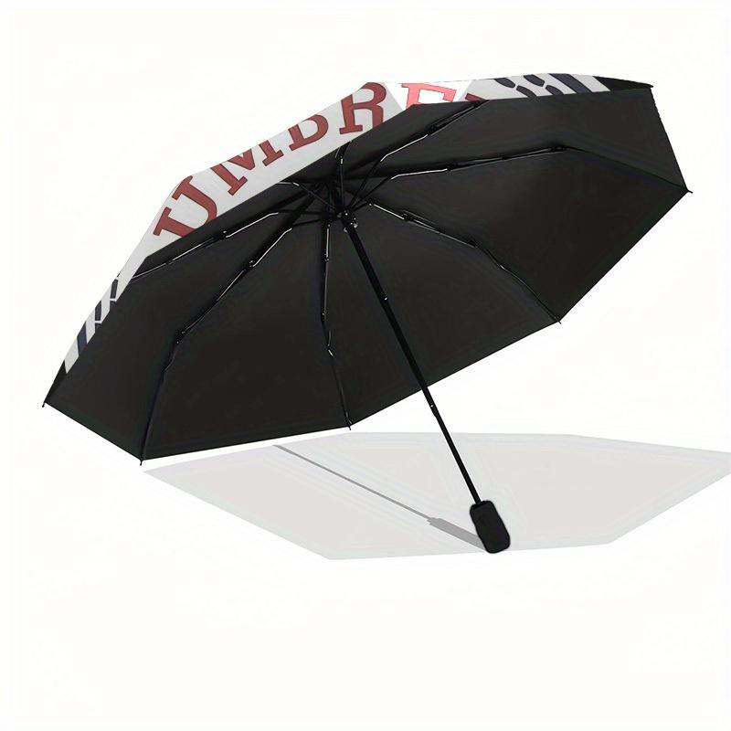 1pc Umbrella Corporation Logo Umbrella with Plastic Handle,Suitable for All Seasons Home Travel Outdoor UmbrellaM1006