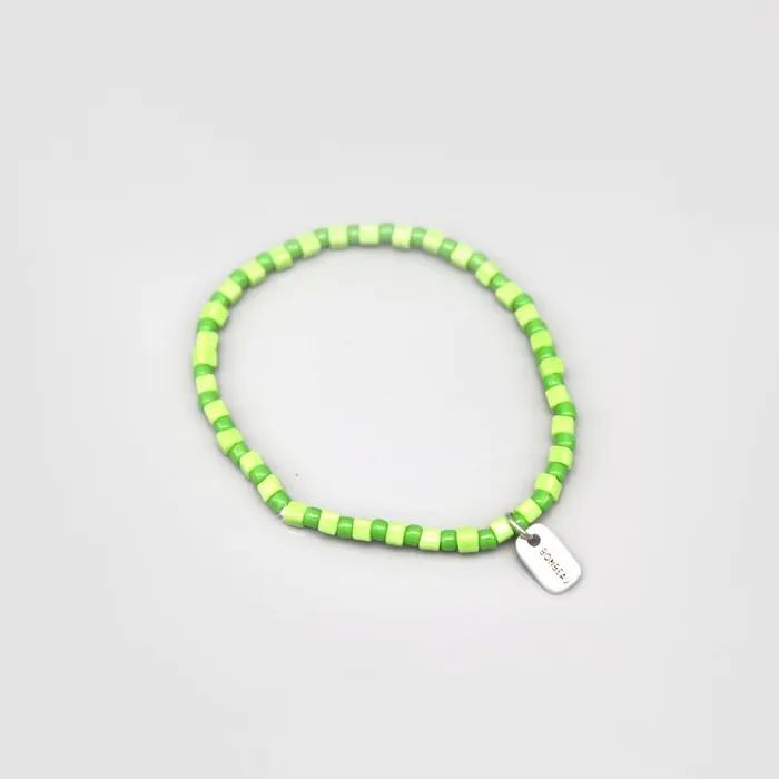 Bonbo 7-Color Bead Mix Charm Layered Banding Bracelet