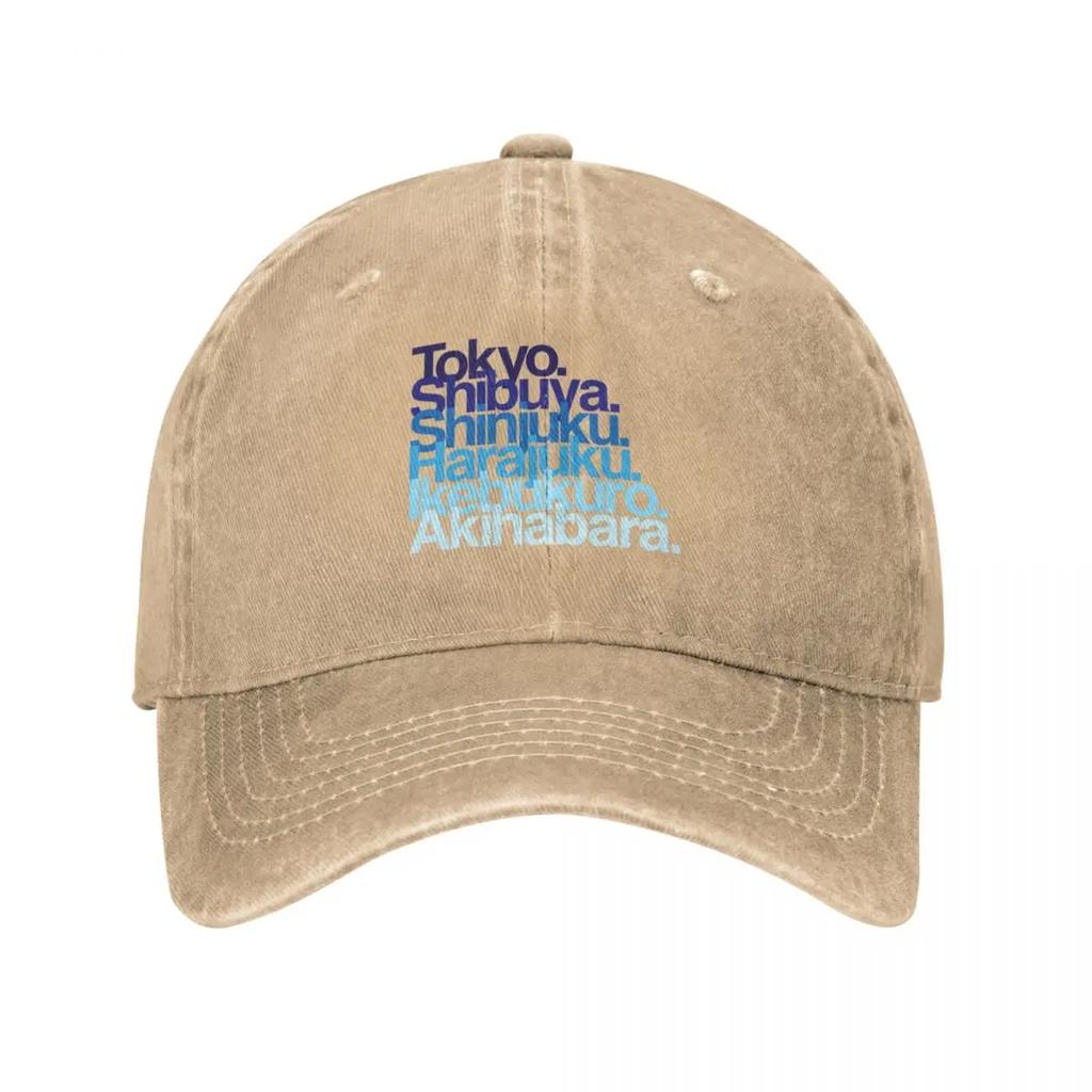 Tokyo Districts (blues) Baseball Cap Anime Hat Cosplay Wild Ball Hat Luxury Women Cap Womens Golf Clothing Unisexs