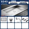 Zhu Chuang Jing Pin 850x450mm Brushed Stainless Steel Single Bowl Kitchen Sink