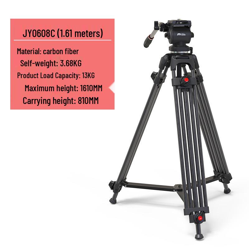 Jieyang JY0608A/B DSLR Camera Tripod & Universal Stabilizer with Hydraulic Head for Professional Photography and Videography.