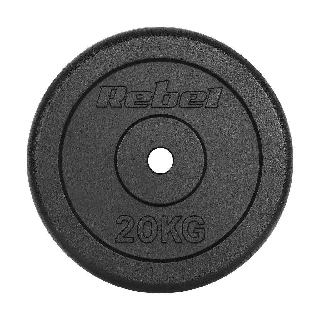 Cast Iron Load 20Kg, Hole 31Mm, Classic Plate Rebel Active