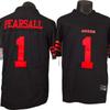 Mens Rugby Jersey Black San Diego Chargers Style Team Uniform Embroidered PEARSALL Cotton Blend