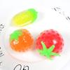 Vegetable Fruit Squishes Toy Slow Rebound Flexible TPR Stress Relief Corn Tomato Orange Squeeze Sensory Fidget Toy Kids Adults Birthday Gift