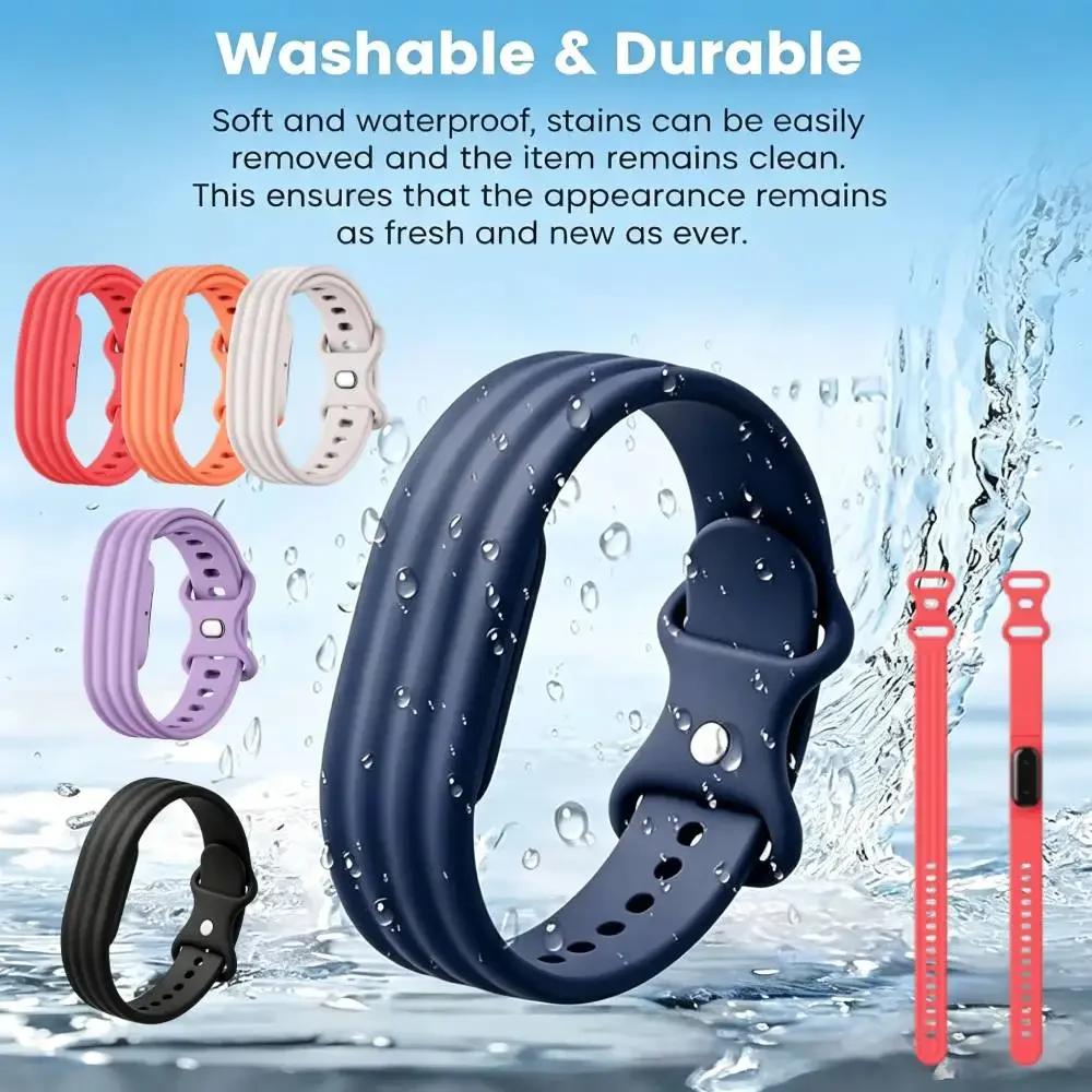 Correa oficial de bucle de nailon+silicona para Google Fitbit Air Pulsera transpirable para muñeca para Google Fitbit Air Accesorios de correa