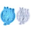 Wall Decor Jewelry Mold Pendant Decoration Cartoon Wolf Relief Mirror Mold