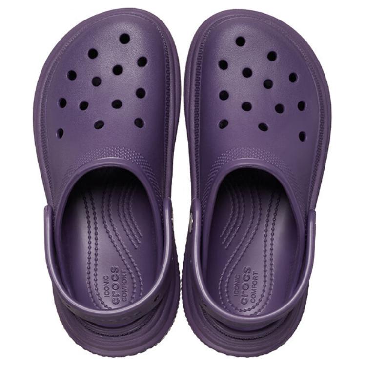 Crocs Lightweight Fashion Versatile Clogs Women Footwear Deep-Iris-Purple 209347-5AS