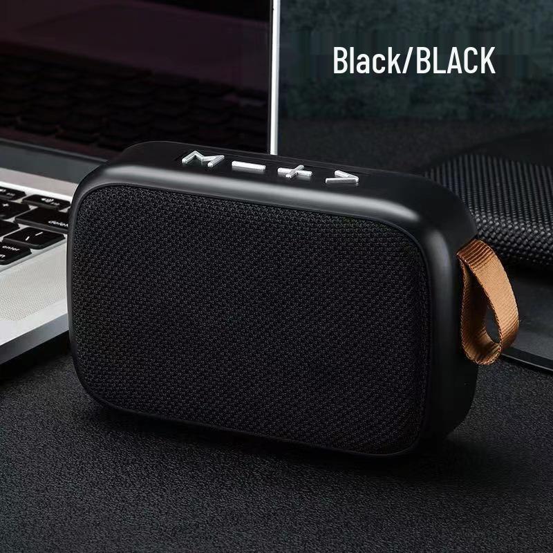 

Мини-Bluetooth-колонка G2 с высоким уровнем громкости и сабвуфером - Портативная для улицы со слотом для карты чёрный