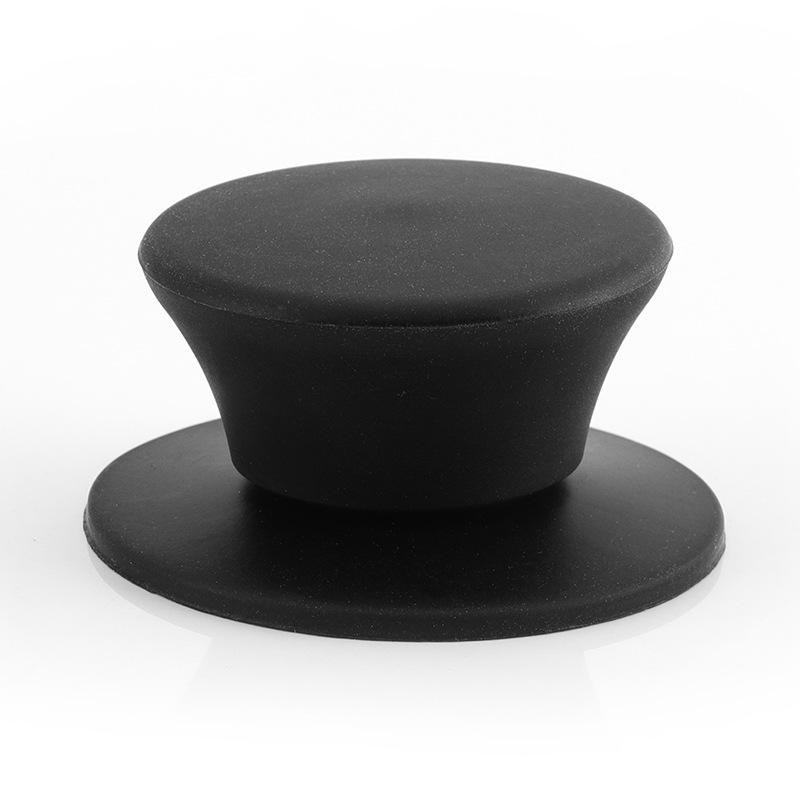 

1 Pcs Pot Lid Knob Silicone Universal Black Red Grey Pot Handle Replacement Kitchen Cookware Cover Knobs For Pan Lid Kitchen чёрный