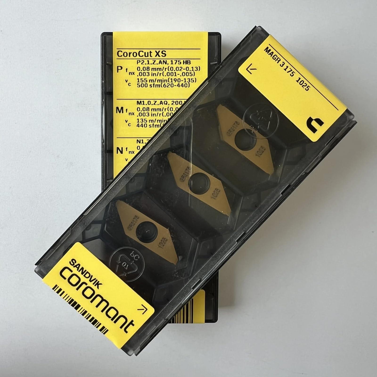 

Original Sandvik / MAGR3175 1025 /CNC CARBIDE tool blade 10 Pcs