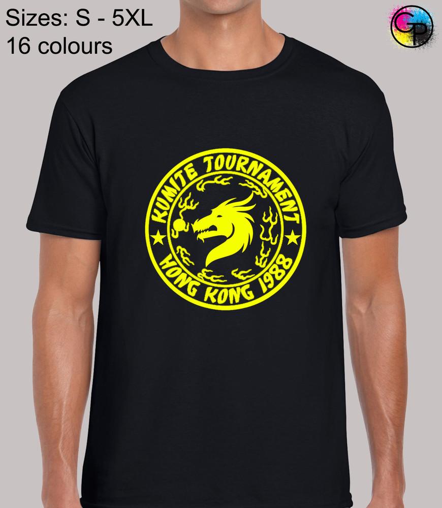 

Kumite Bloodsport Martial Arts Inspired Novelty Regular Fit T-Shirt Tee for Men 2XL