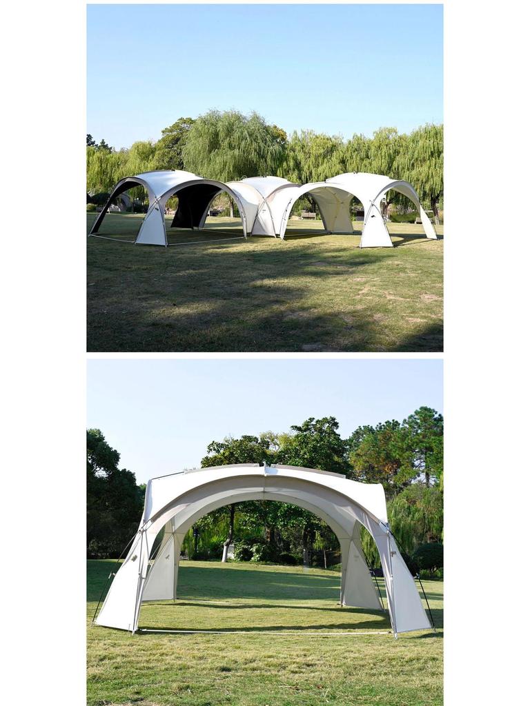 Extra Thick Windproof Dome Canopy Tent - Blackout, Rainproof, Sunshade, and Sun Protection for Outdoor Camping