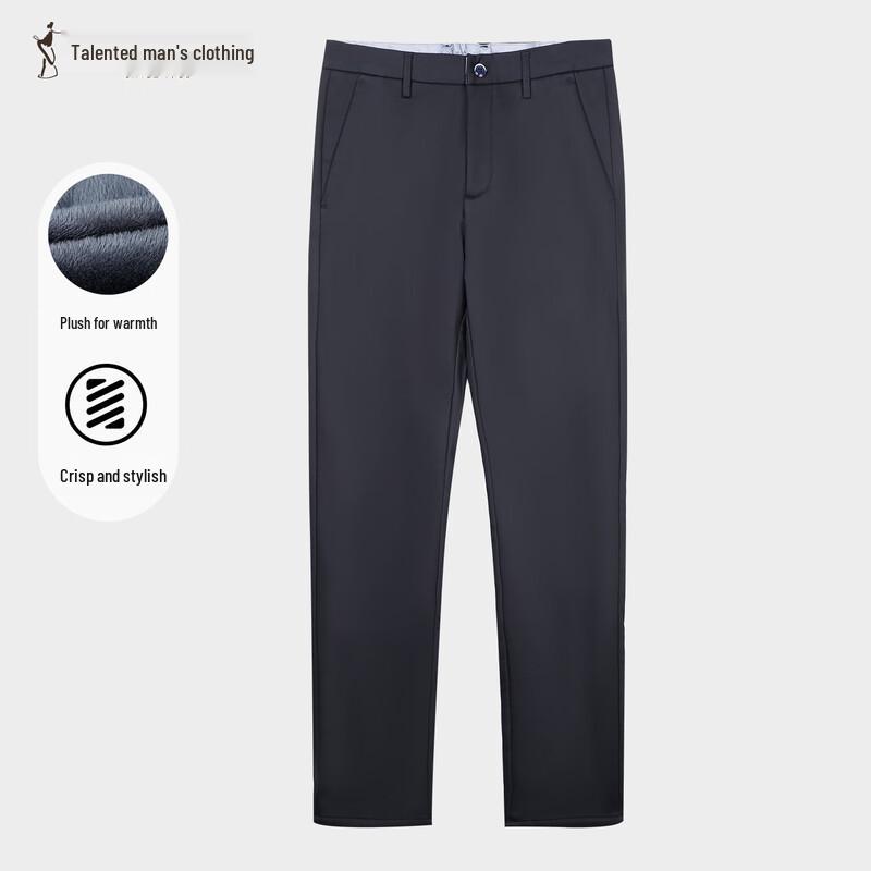 

Talent Men s Fleece-Lined Straight-Leg Casual Trousers 32 (175/82A)