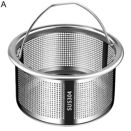 Rustfri Effektiv Anti-Tetting Søppelkvern Plugg Fortykket Kjøkkenvask Avløpssil Baderomsutstyr Praktisk