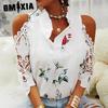 GMXIA Women's Fashion Casual V Neck Blouses & Shirts