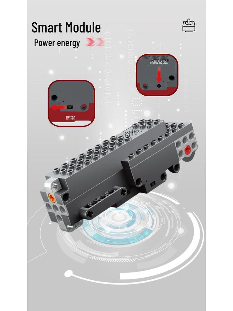 Yuxing Mechanical Power Machine Remote Control Educational Building Blocks Set for Kids